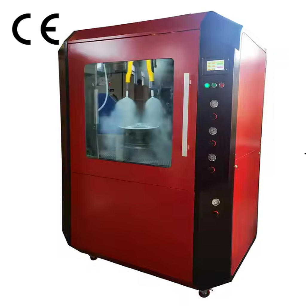 Automatic Industrial Car Wheel Powder Coating Painting Equipment with Spray Booth