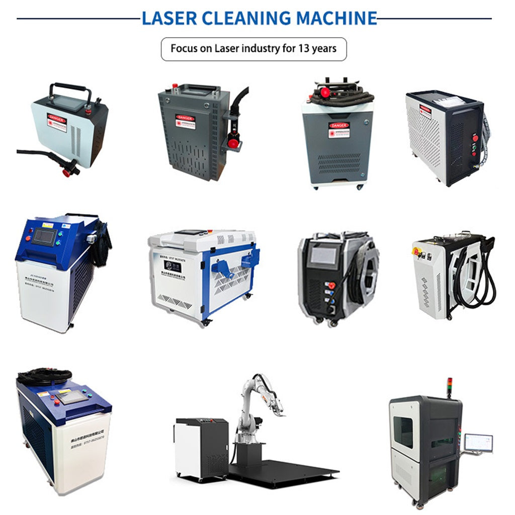 High-Tech Laser Rust Removal Portable laser Cleaning Device 100W 200W 300W