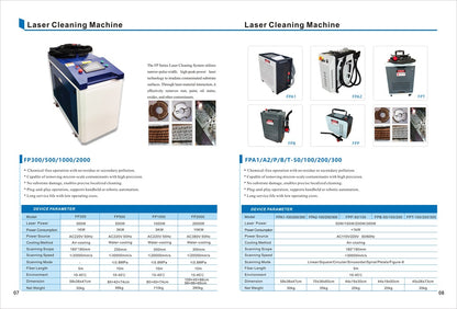 50W 100W 200W 300W Portable Suitcase Pulsed Laser Cleaning Machine to Remove Rust and Paint Rust Removal Laser Cleaner