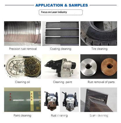 Gray Laser Rust Removal Cleaning Machine Industry Use
