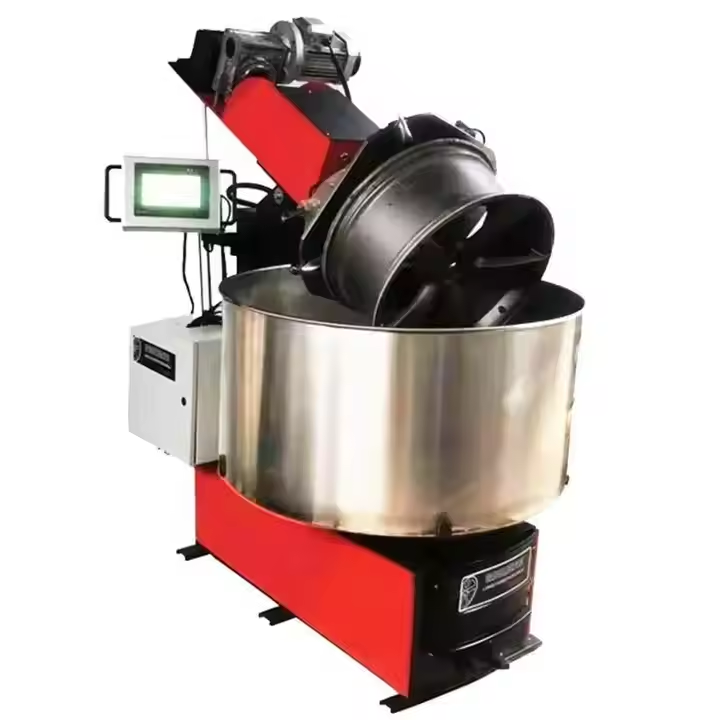 Automatic Luxury Car Rim Polisher Alloy Hub Polishing Wheel Rim Grinding Machine