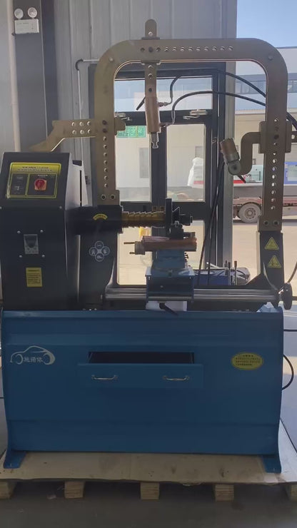 Automatic Aluminum Rim Polishing Equipment Wheel Straightening Machine